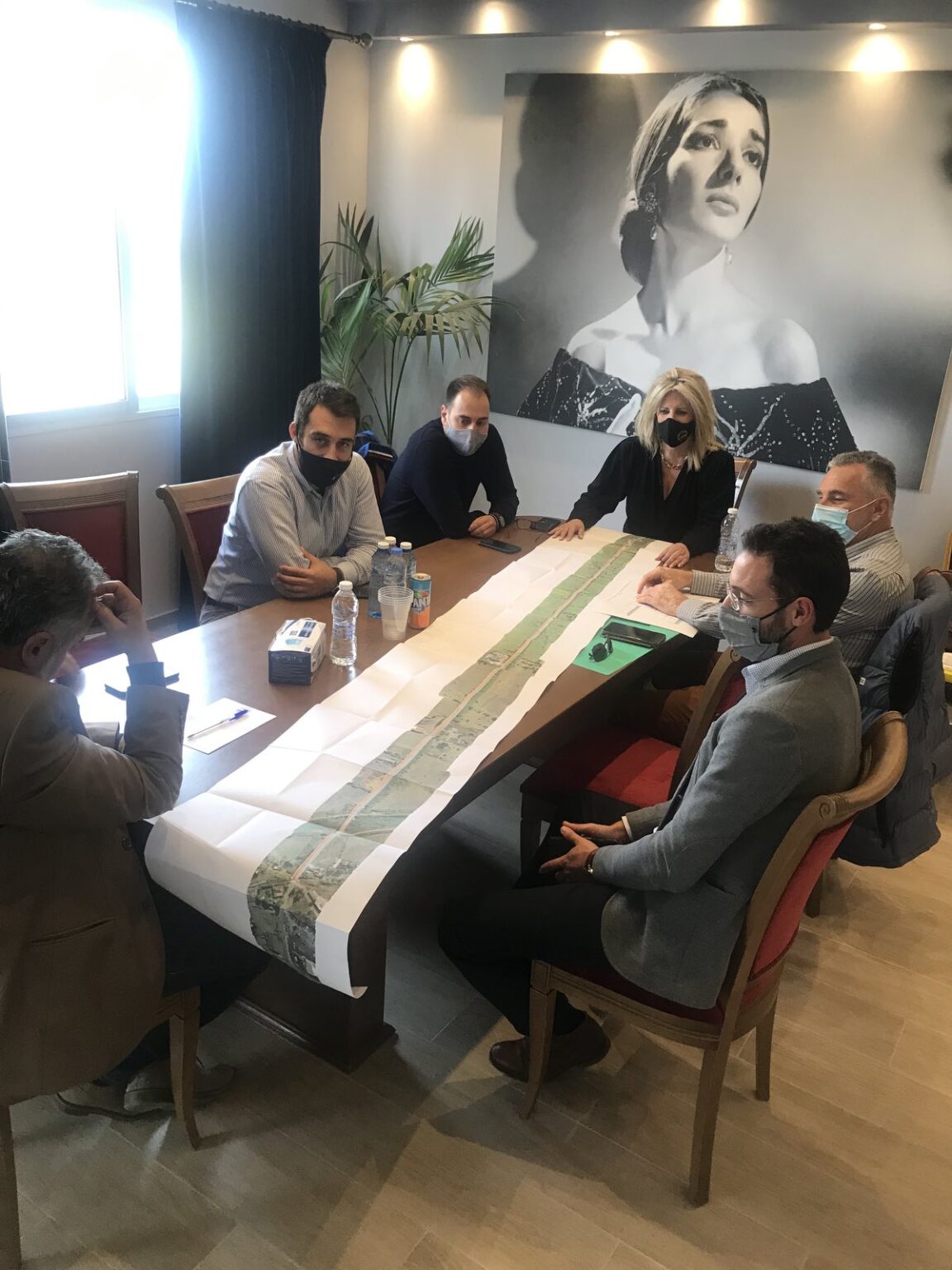 ΣΥΝΑΝΤΗΣΗ ΜΕ ΘΕΜΑ “ΔΗΜΙΟΥΡΓΙΑ ΠΟΔΗΛΑΤΟΔΡΟΜΟΥ-ΠΕΖΟΔΡΟΜΟΥ ΚΑΤΑ ΜΗΚΟΣ ΤΗΣ 24ης Ε.Ο ΠΟΥ ΣΥΝΕΔΕΕΙ ΤΙΣ Τ.Κ ΜΕΡΟΠΗΣ-ΜΕΛΙΓΑΛΑ.