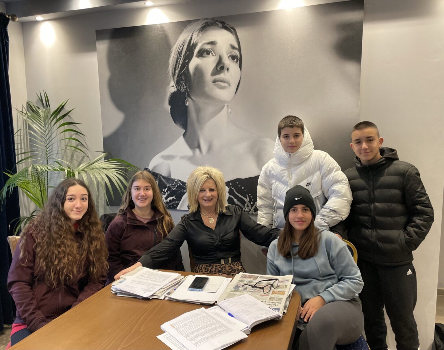 ΣΥΝΑΝΤΗΣΗ ΤΗΣ ΔΗΜΑΡΧΟΥ ΜΕ ΕΚΠΡΟΣΩΠΟΥΣ ΤΩΝ ΜΑΘΗΤΩΝ ΤΗΣ 3ης ΓΥΜΝΑΣΙΟΥ ΜΕΛΙΓΑΛΑ.