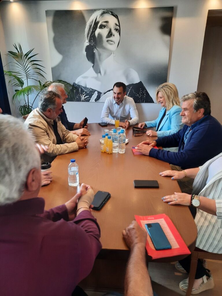 Επίσκεψη του υποψήφιου βουλευτή του ΣΥ.ΡΙΖ.Α. Π.Σ. κ.Αλέξη Χαρίτση στο Δήμο μας.