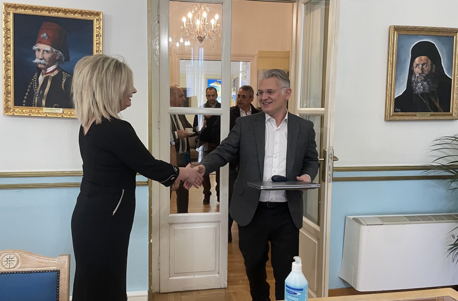 Στην Τρίπολη η Δήμαρχος Οιχαλίαςς κ.Γιώτα Γεωργακοπούλου για τη συνάντηση εργασίας των Δημάρχων με τον Περιφερειάρχη.