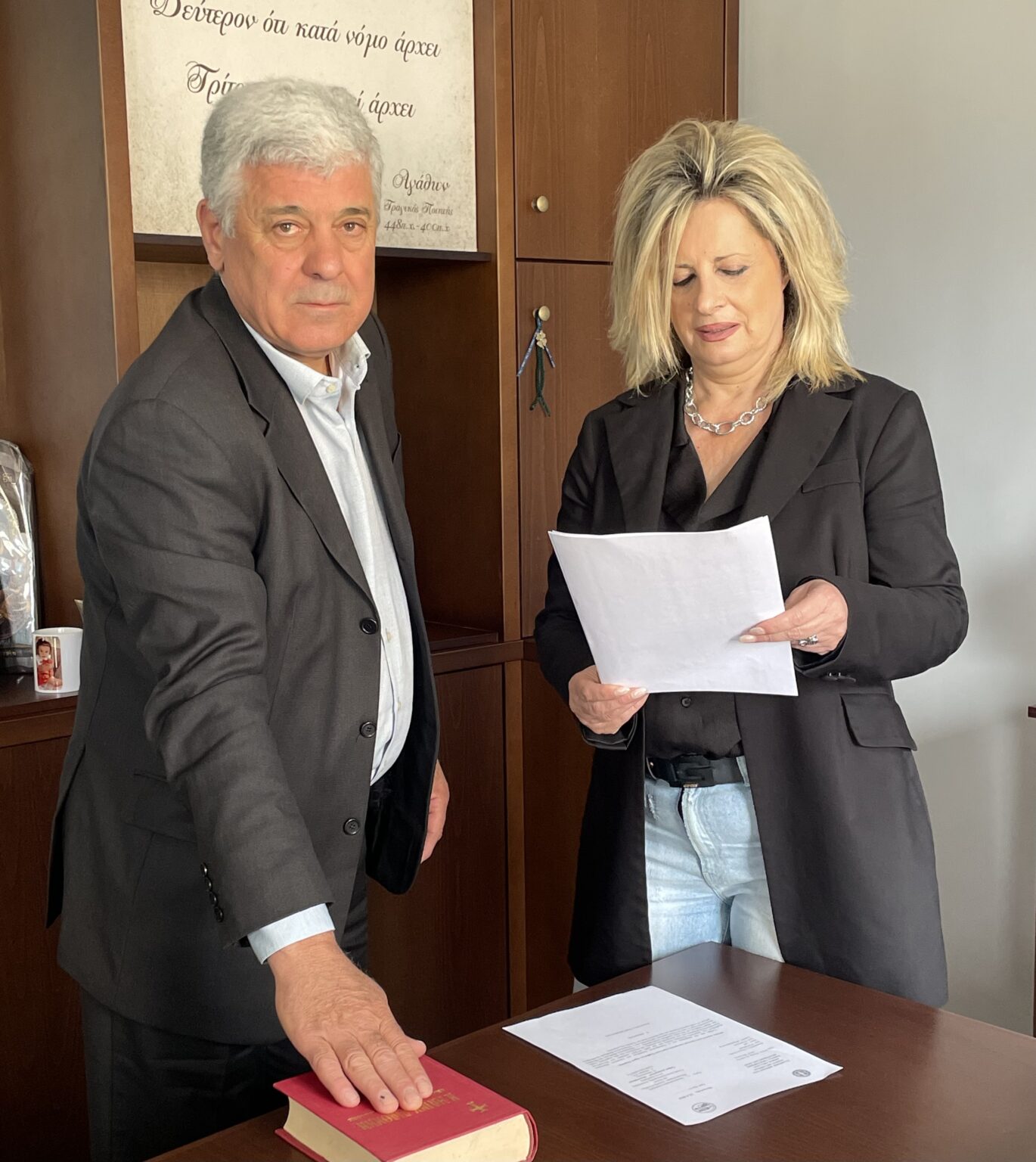 Ορκίστηκε δημοτικός σύμβουλος Οιχαλίας ο Βασίλης Μητρόπουλος