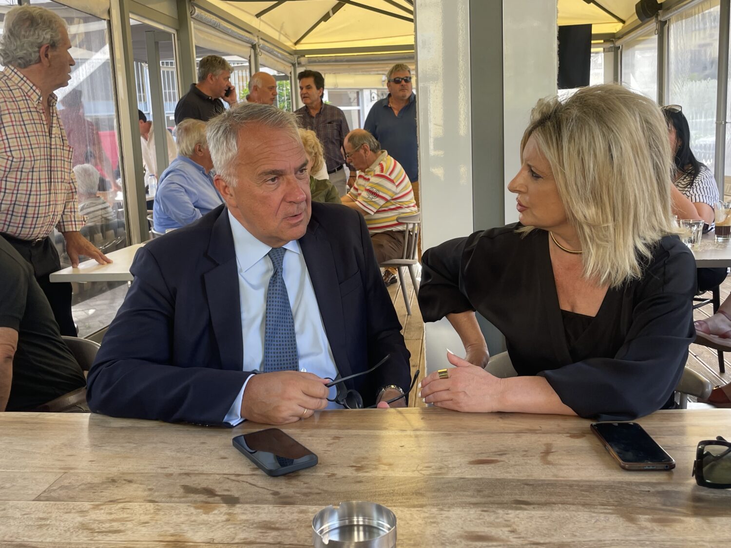 Συνάντηση της Δημάρχου Οιχαλίας Γιώτας Γεωργακοπούλου με τον Υπουργό Επικρατείας Μάκη Βορίδη