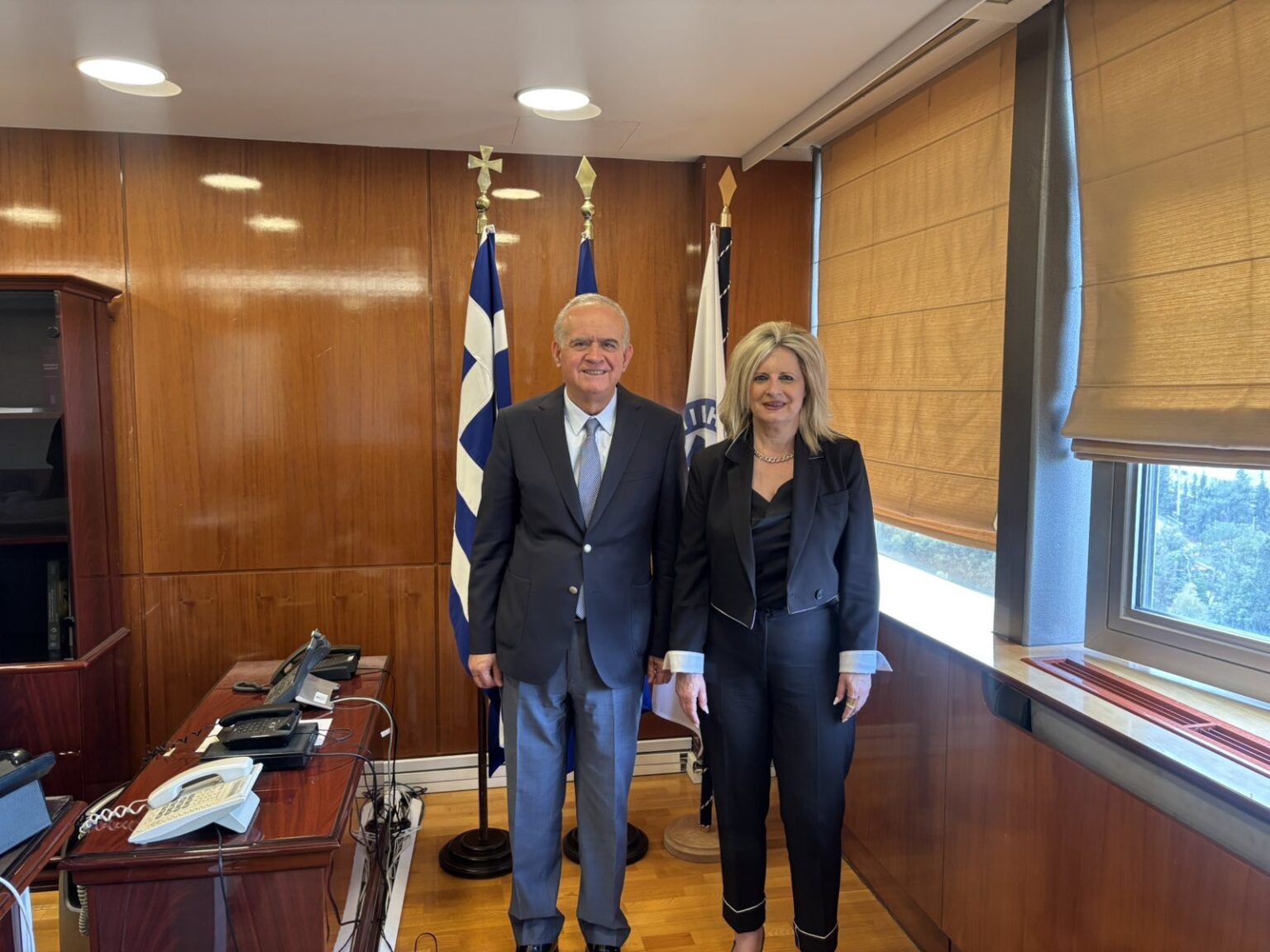 Συνάντηση Γεωργακοπούλου με Λαμπρόπουλο για την παραβατικότητα στο Δήμο Οιχαλίας