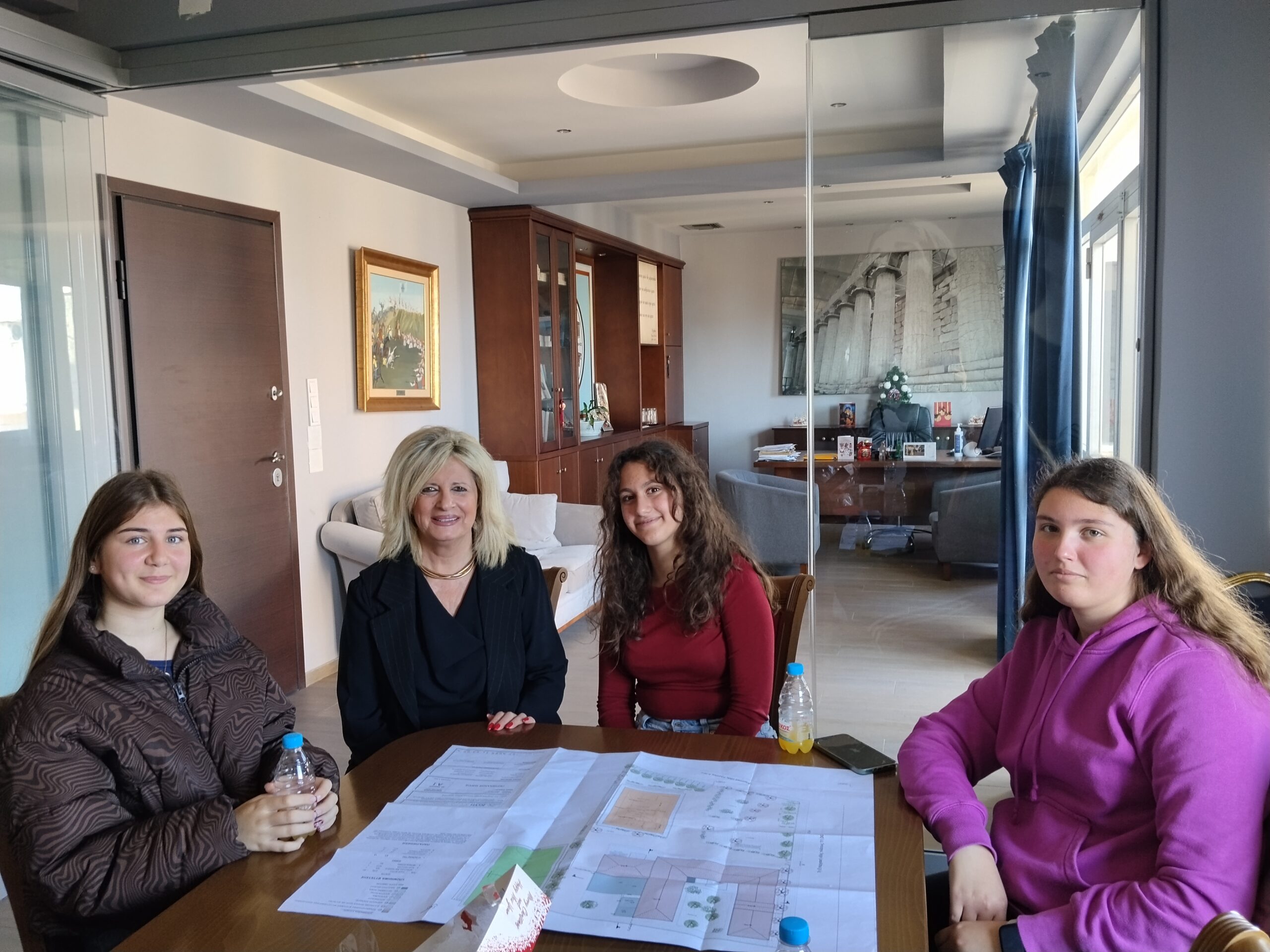 Η Δήμαρχος Οιχαλίας μιλά στη Σχολική Εφημερίδα του Γυμνασίου Μελιγαλά